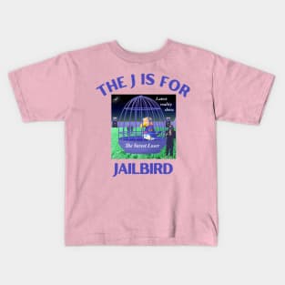 Donald J Trump Jailbird Kamala Harris Kids T-Shirt